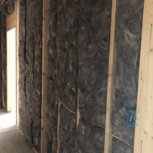 fiberglass insulation in walls